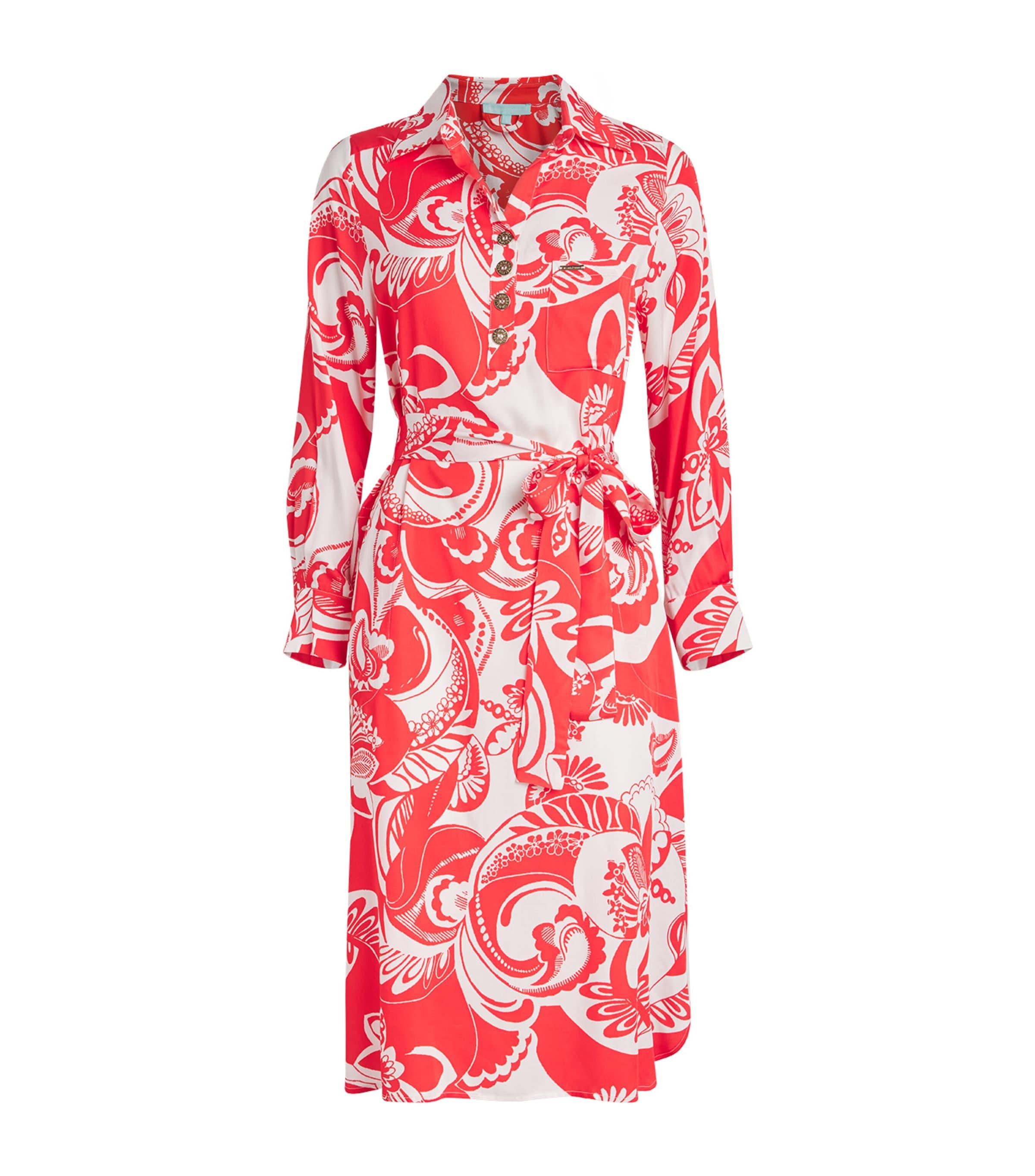 Melissa Odabash Belted Layla Midi Shirt Dress by MELISSA ODABASH