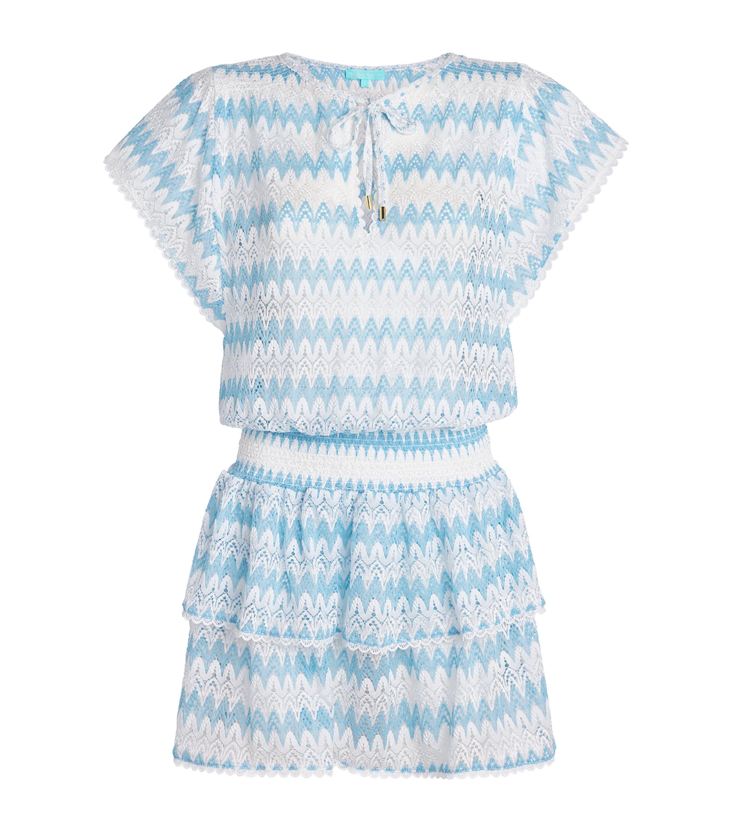 Melissa Odabash Crochet Remi Mini Dress by MELISSA ODABASH