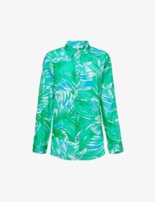 Millie abstract-pattern woven shirt by MELISSA ODABASH