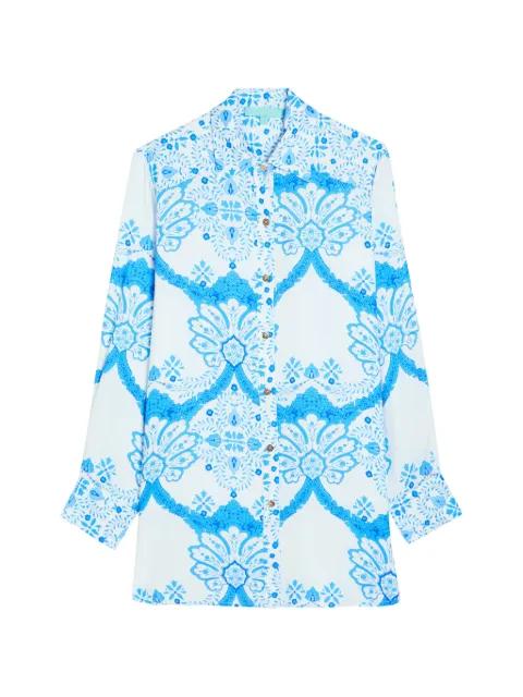 Paige florian-pattern shirt by MELISSA ODABASH