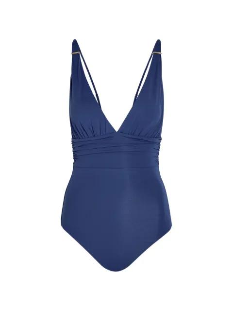 Panarea V-neck strap swimsuit by MELISSA ODABASH