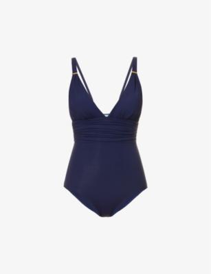 Panarea plunge-neck swimsuit by MELISSA ODABASH