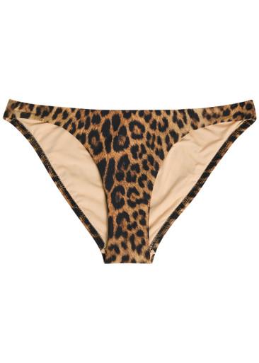 Prague leopard-print bikini bottoms by MELISSA ODABASH