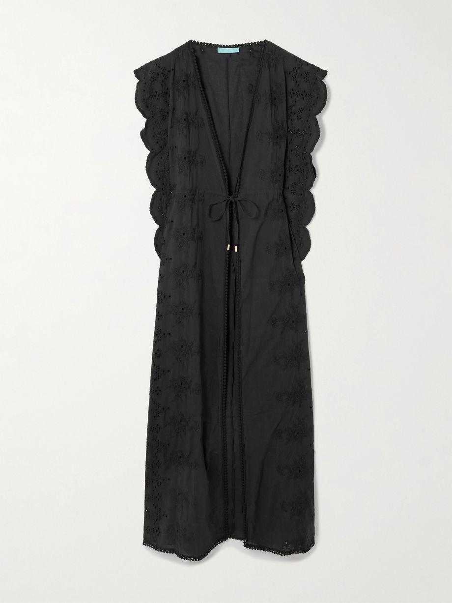 Talitha broderie anglaise cotton kaftan by MELISSA ODABASH