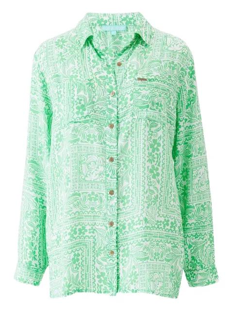 floral-print shirt by MELISSA ODABASH