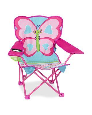 Butterfly Camp Folding Chair - Ages 3+ by MELISSA&DOUG