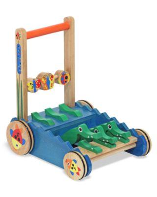 Chomp & Clack Alligator Push Toy - Ages 1+ by MELISSA&DOUG