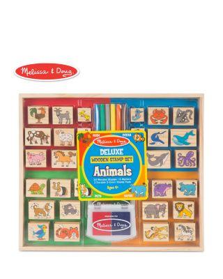 Deluxe Wooden Stamp Set by MELISSA&DOUG