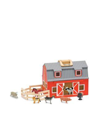 Fold & Go Wooden Barn - Ages 3+ by MELISSA&DOUG