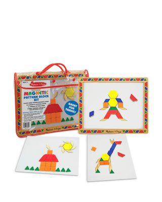 Magnetic Pattern Block Kit - Ages 3+ by MELISSA&DOUG