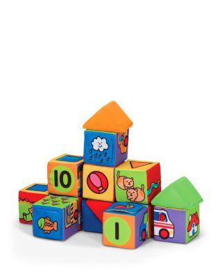 Match & Build Blocks - Ages 9M+ by MELISSA&DOUG