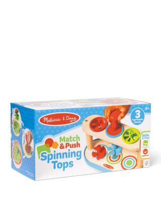 Match & Push Spinning Tops - Ages 2+ by MELISSA&DOUG