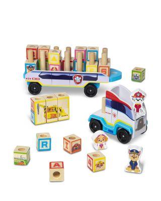 Paw Patrol Wooden ABC Block Truck - Ages 3+ by MELISSA&DOUG