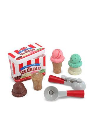 Scoop & Stack Ice Cream Cone Play Set - Ages 3+ by MELISSA&DOUG