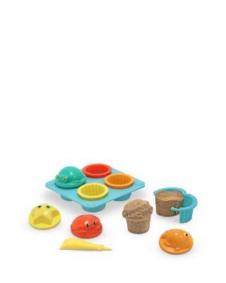 Seaside Sidekicks Sand Cupcake Set - Ages 3+ by MELISSA&DOUG