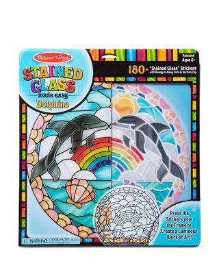 Stained Glass Dolphins - Ages 2+ by MELISSA&DOUG