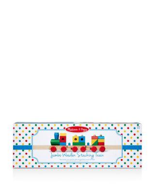 Wooden Jumbo Stacking Train Classic - Ages 2+ by MELISSA&DOUG