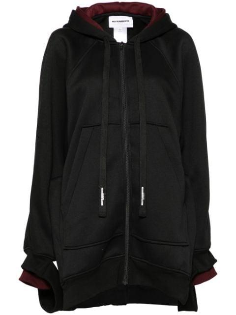 Longline Zip-Up Hoodie by MELITTA BAUMEISTER