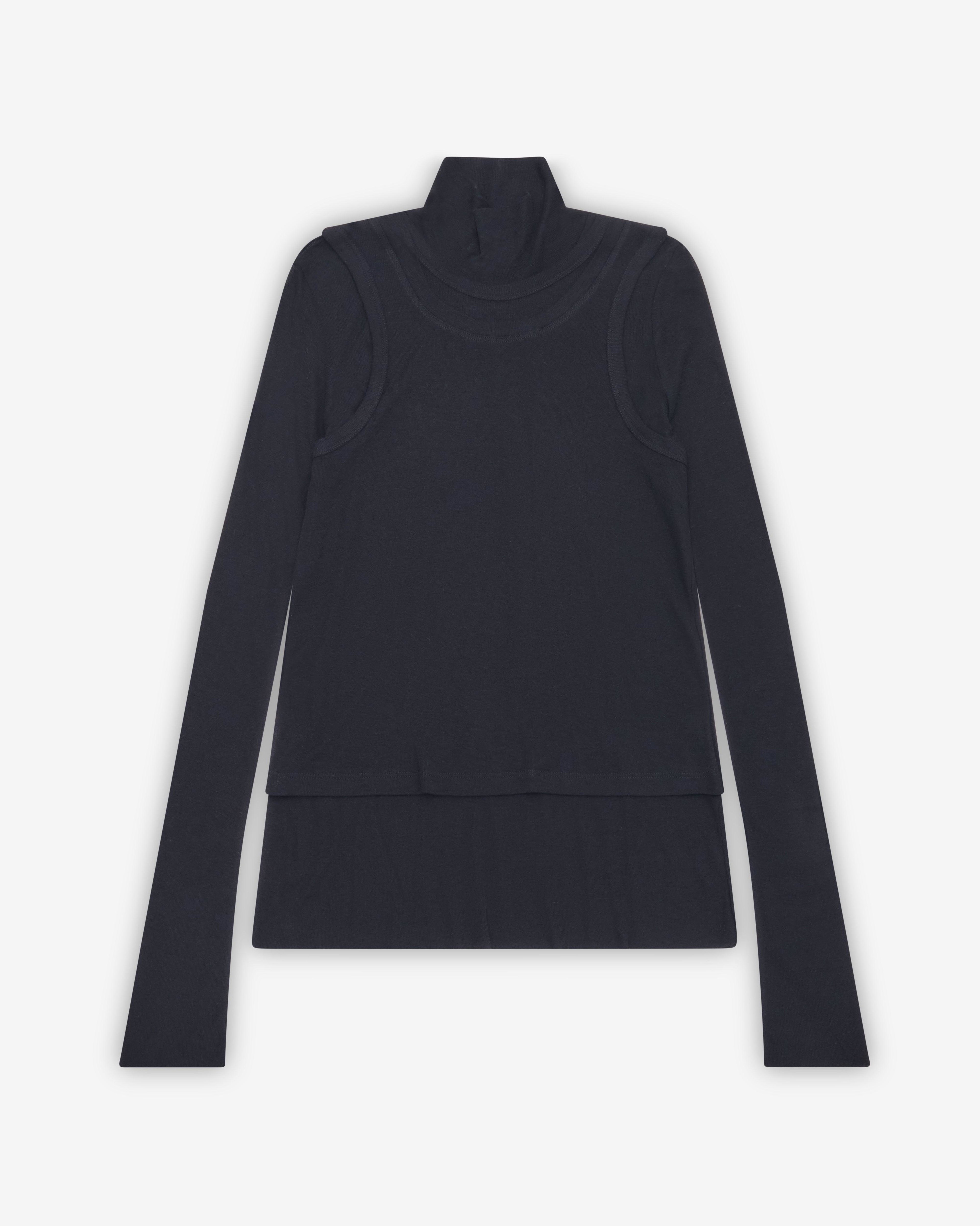 Melitta Baumeister - Women's Double Layer Turtleneck - (Black) by MELITTA BAUMEISTER