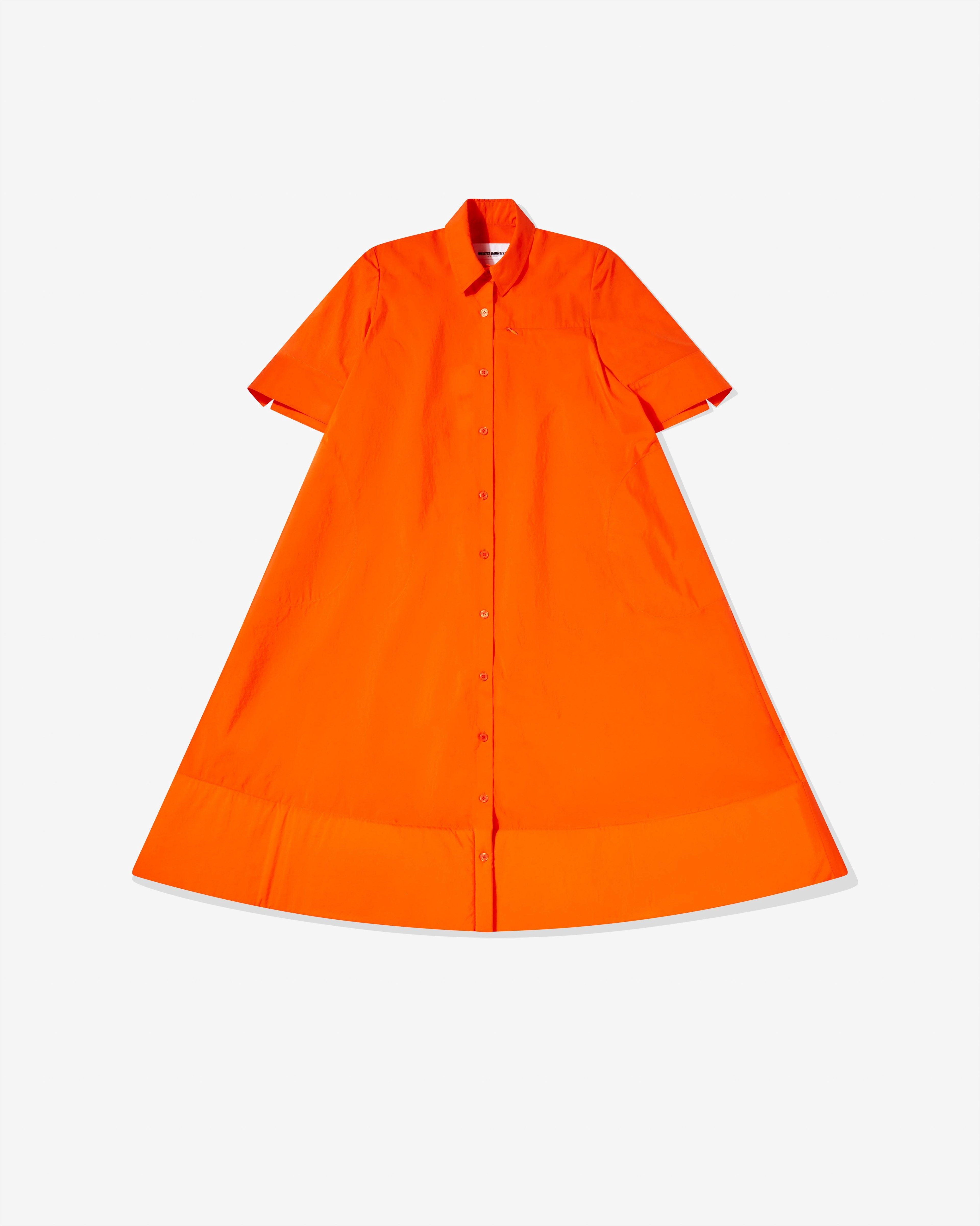 Melitta Baumeister - Women's Foam Bottom Shirt Dress - (Orange) by MELITTA BAUMEISTER