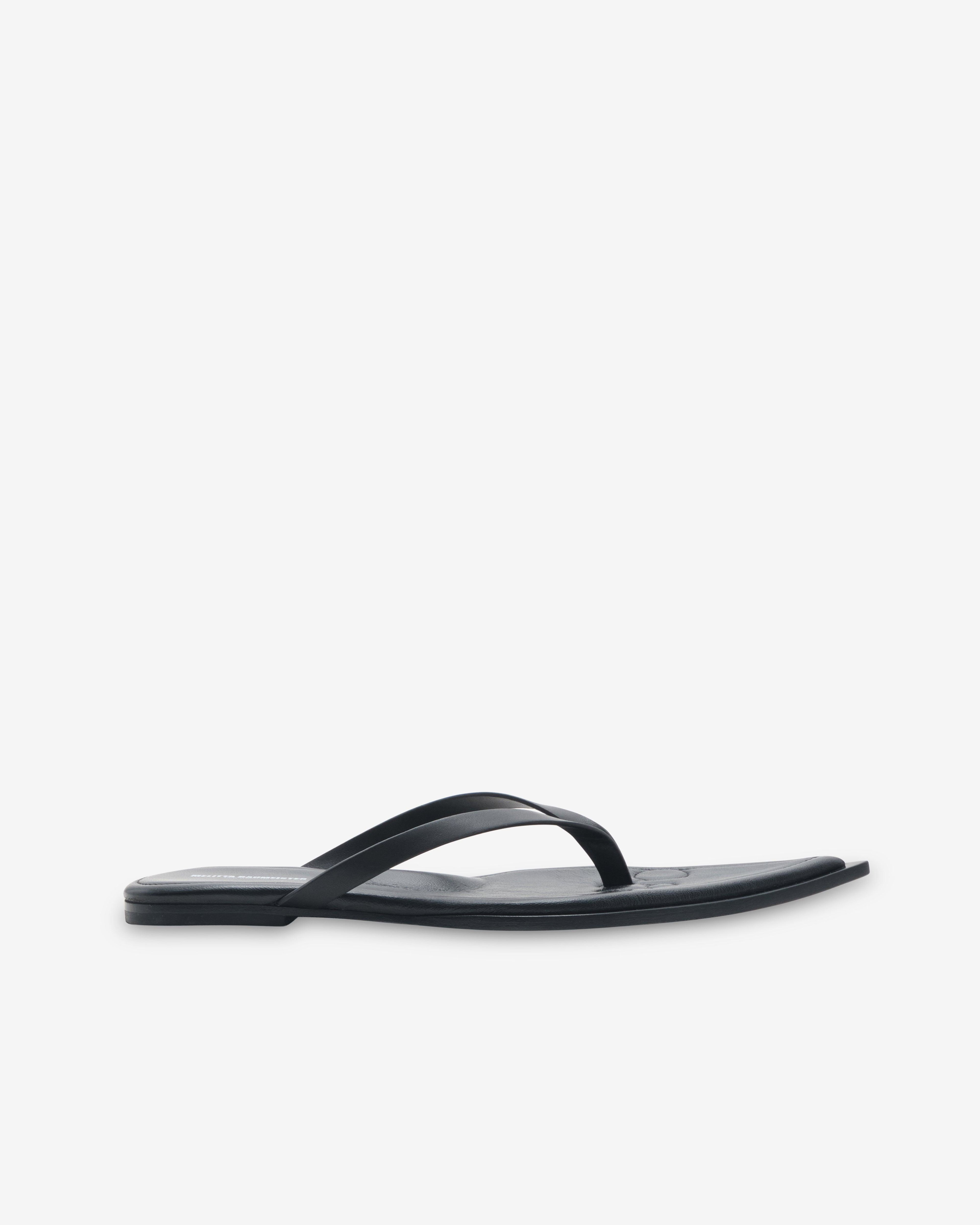 Melitta Baumeister - Women's Pointy Flip Flop - (Black) by MELITTA BAUMEISTER