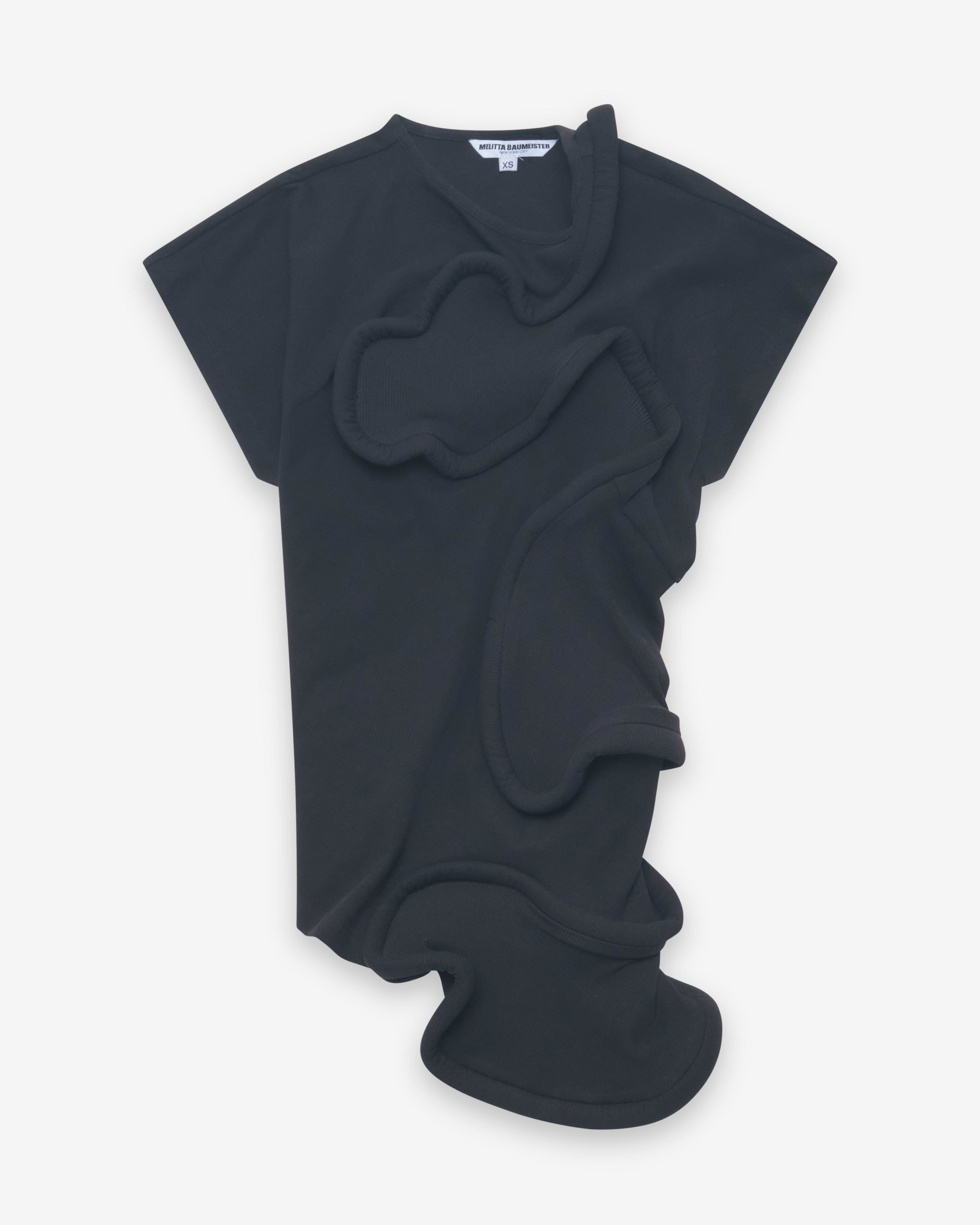 Melitta Baumeister - Women's Swirly Top - (Black) by MELITTA BAUMEISTER