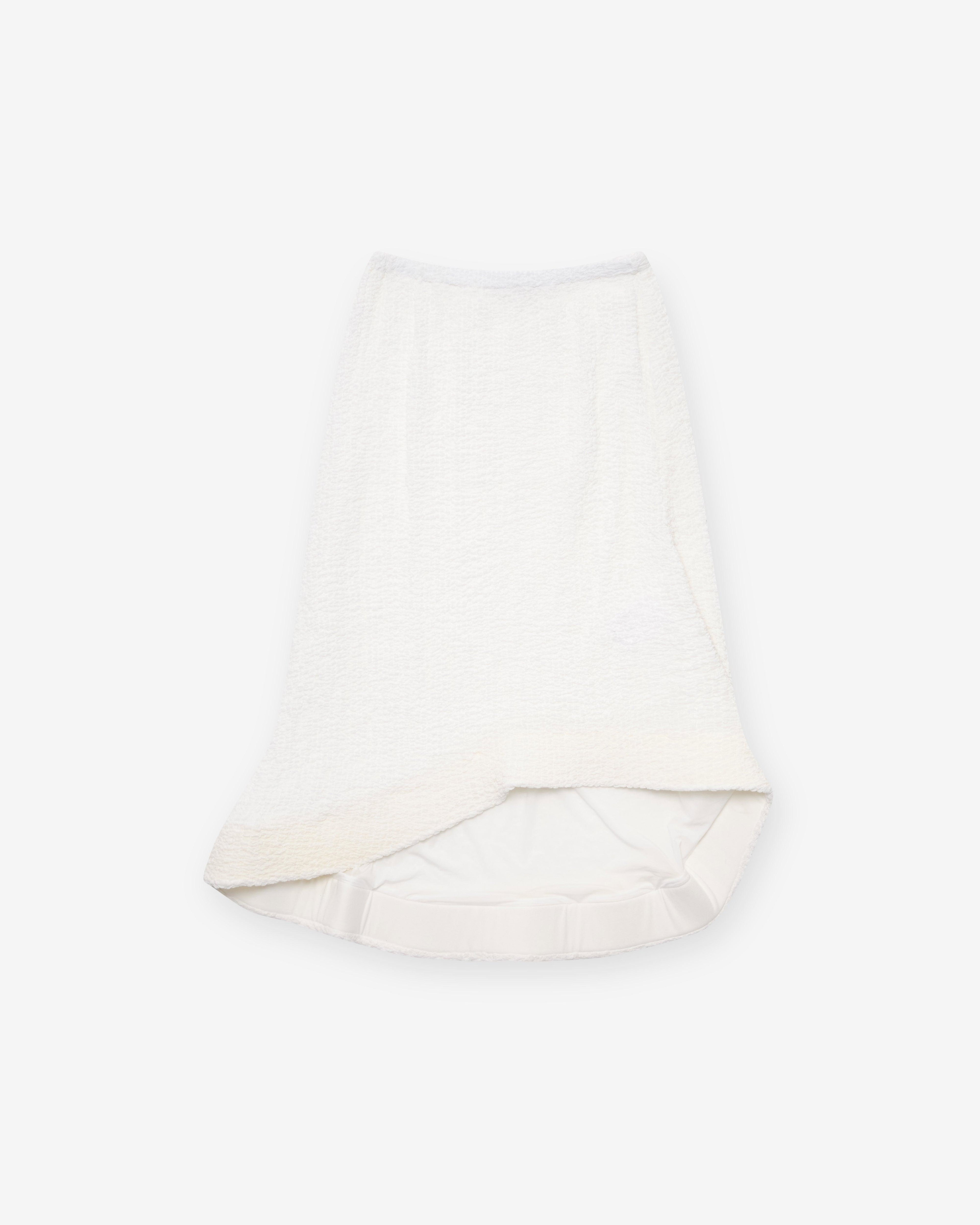 Melitta Baumeister - Women's Wavy Foam Hem Skirt - (White) by MELITTA BAUMEISTER