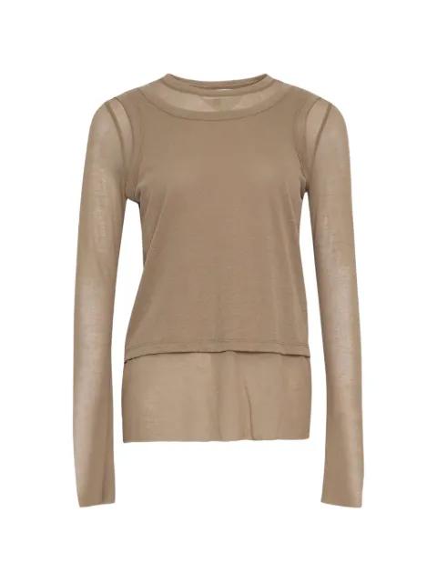 layered long-sleeve top by MELITTA BAUMEISTER