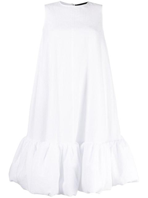 puffball hem sleeveless cotton dress by MELITTA BAUMEISTER