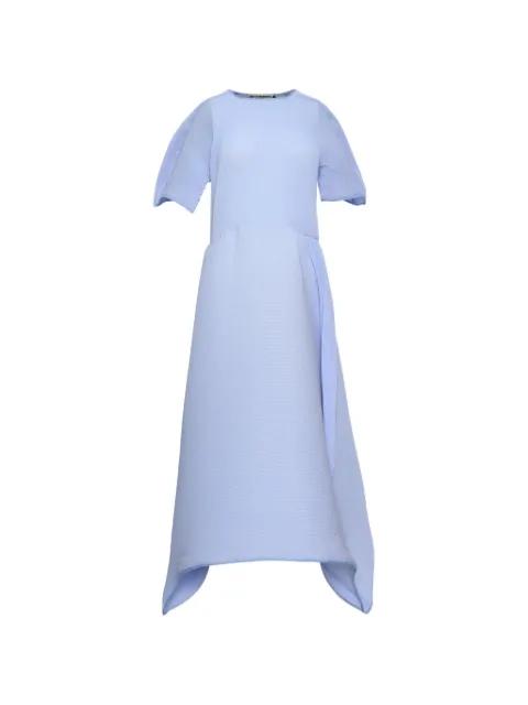 ripple-texture dress by MELITTA BAUMEISTER