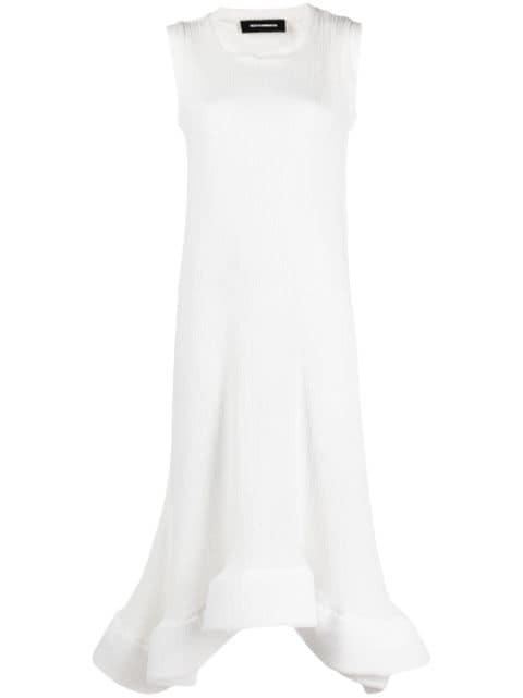 ruffled midi dress by MELITTA BAUMEISTER