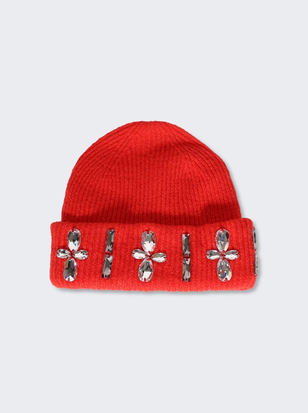 Crown Of Cairo Beanie Red Sun | The Webster by MELROSE HIGH Crown Of Cairo Beanie Red Sun | The Webster by MELROSE HIGH