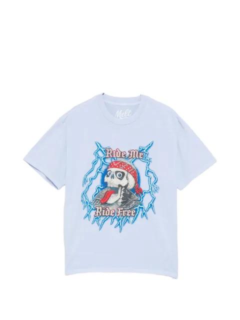 Skull graphic T-shirt by MELT