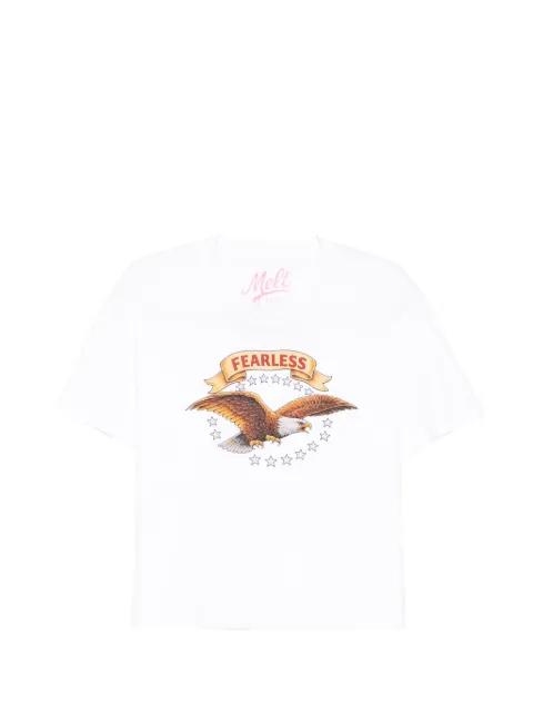 eagle-print T-shirt by MELT
