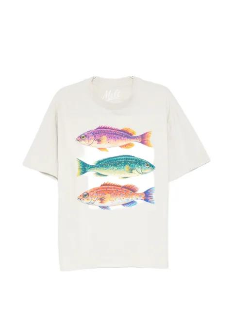 fish-print T-shirt by MELT