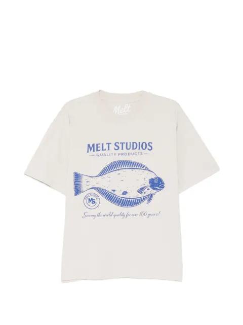 fish-print T-shirt by MELT