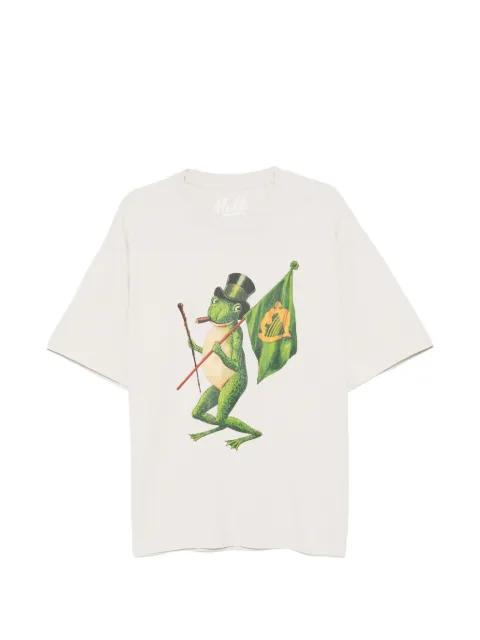frog-print T-shirt by MELT
