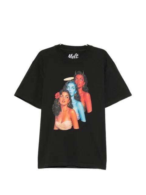graphic-print T-shirt by MELT