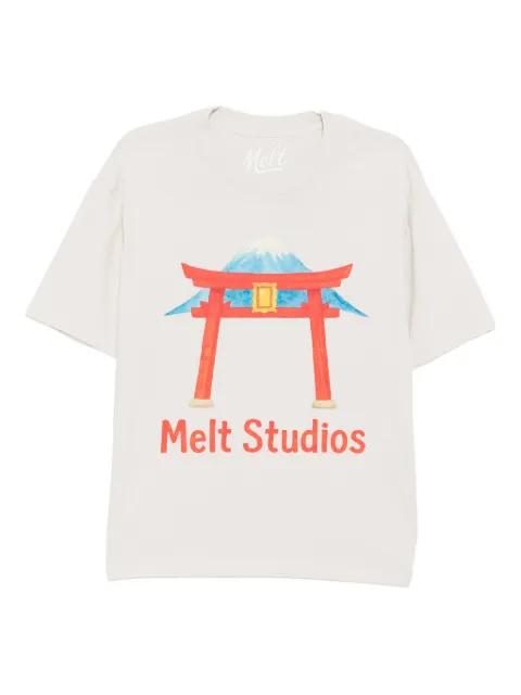 graphic-print T-shirt by MELT