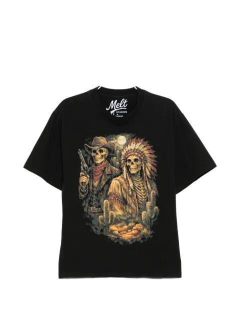 graphic-print T-shirt by MELT
