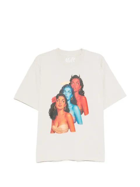 graphic-print T-shirt by MELT