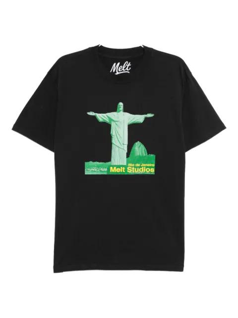 graphic=print T-shirt by MELT