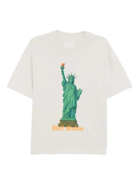 graphic=print T-shirt by MELT