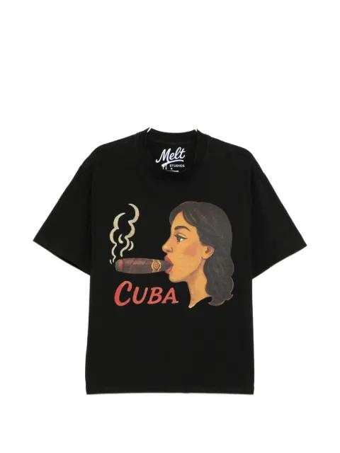graphic-print T-shirt by MELT
