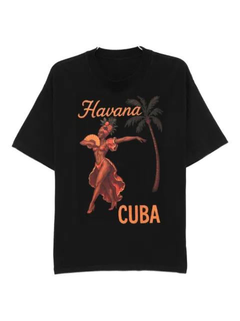 graphic-print cotton T-shirt by MELT