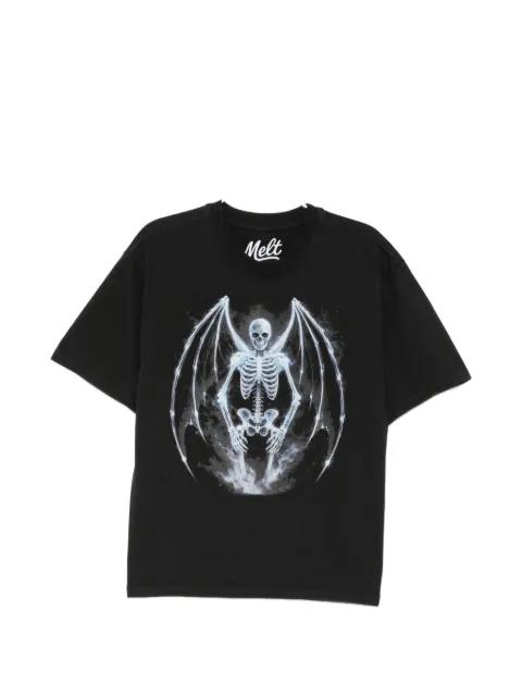 graphic-print round neck T-shirt by MELT