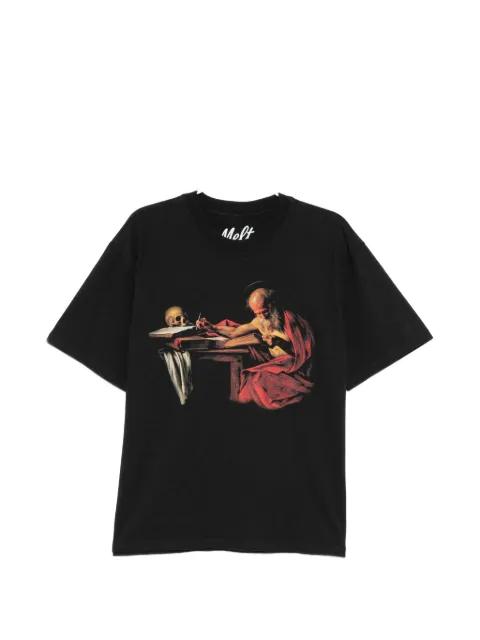graphic-print round neck T-shirt by MELT