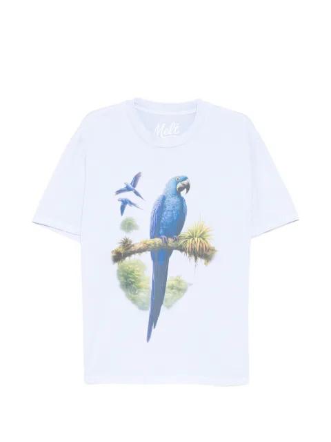parrot graphic T-shirt by MELT