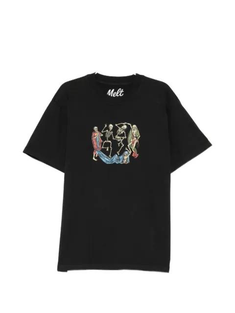 skeleton-print T-shirt by MELT