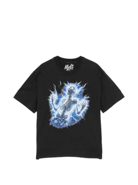 skeleton printed T-shirt by MELT